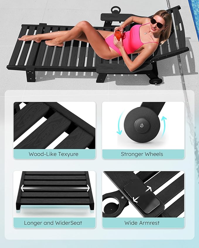 Patio Chaise Lounge Chair Outdoor