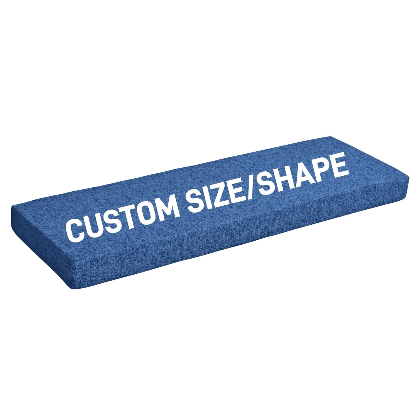 Kiyeocca Custom Size Bench Cushion, Bay Window Seat Cushions, Firm Foam Pad for Patio Furniture/Sofa Couch/Chair, Non-Slip Seating Pad with Washable Removable Cover