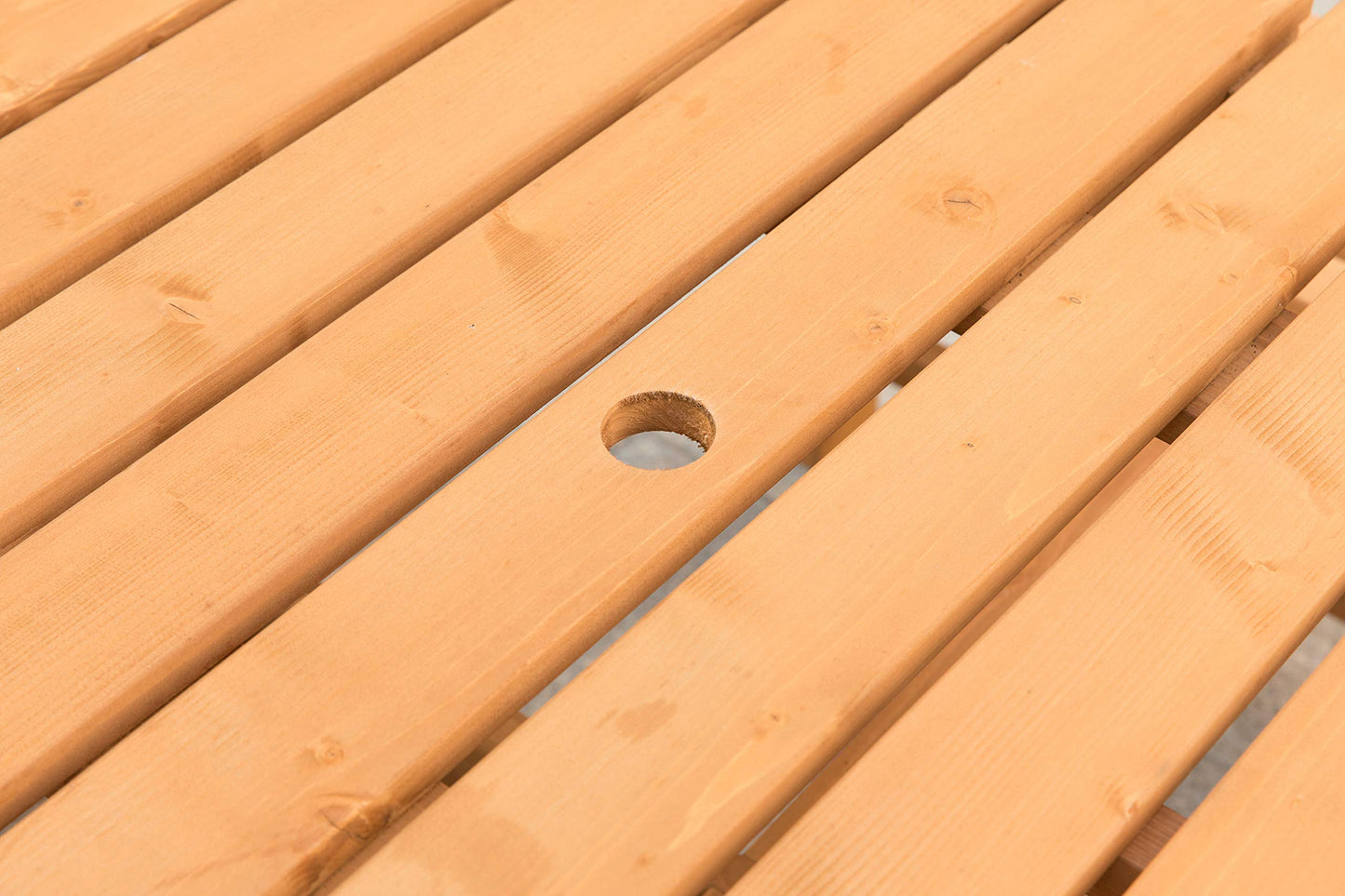 A-Frame Outdoor Patio Deck Garden Picnic Table, Stained