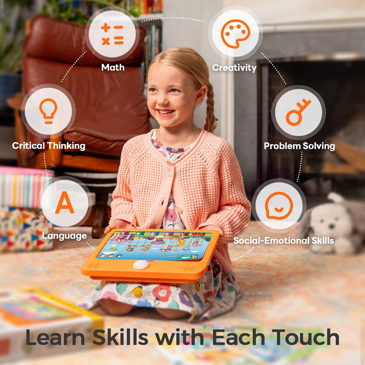 Think Academy Learning Pad Large Bundle (Level 1+Level 2+Level 3), Interactive Educational Tablet with 306 Sound Pages & Card-Insert, Learning Toys for 3 4 5 6 Year Old Boys Girls, Autism Sensory Toys
