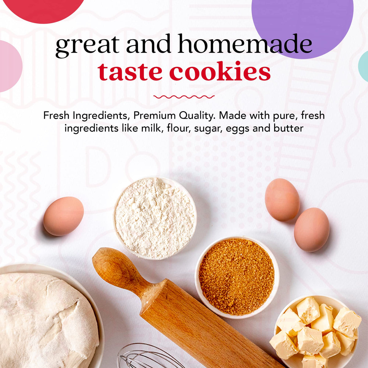 David's Cookies Preformed Frozen Cookie Dough – Candy, Ready-to-Bake Cookies, 80 Count