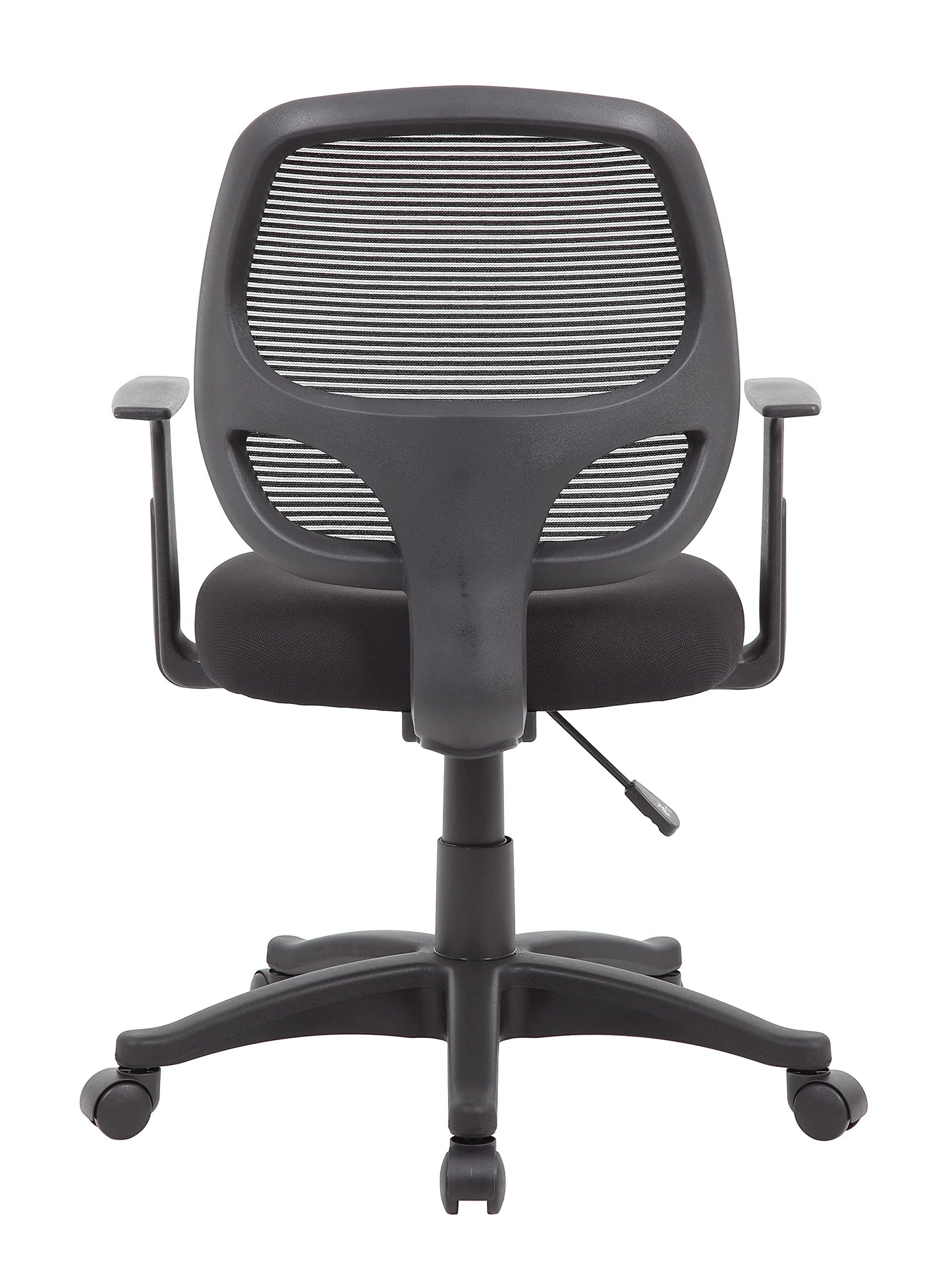 Boss Office Products Commercial Grade Mesh Task Chair with Lumbar Support in Black
