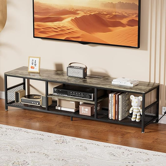 VECELO TV Stand with Power Outlets