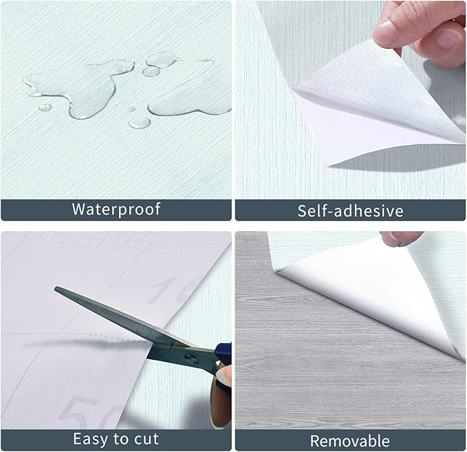 Grasscloth Peel and Stick Wallpaper