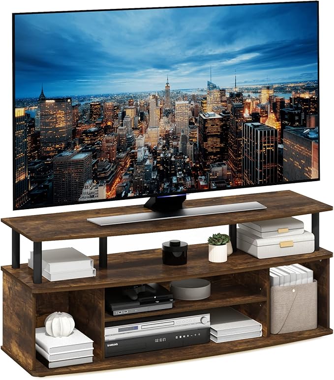 Furinno Jaya Large Entertainment Center Stand Unit/TV