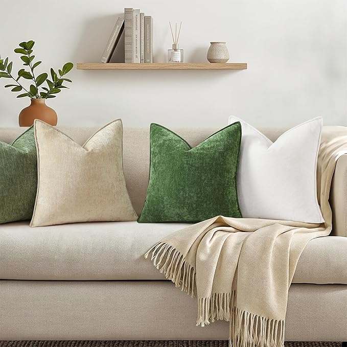 decorUhome Summer Couch Throw Pillow Covers 20x20 Set of 2, Decorative Soft