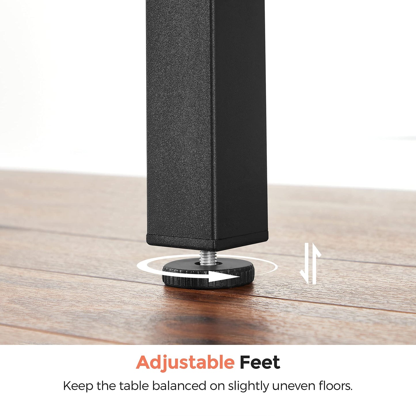 VASAGLE Folding Dining Table, Kitchen Table, Drop Leaf Extendable Table for Small Spaces, Seats 2-4 People, Industrial, Rustic Brown and Black UKDT077B01