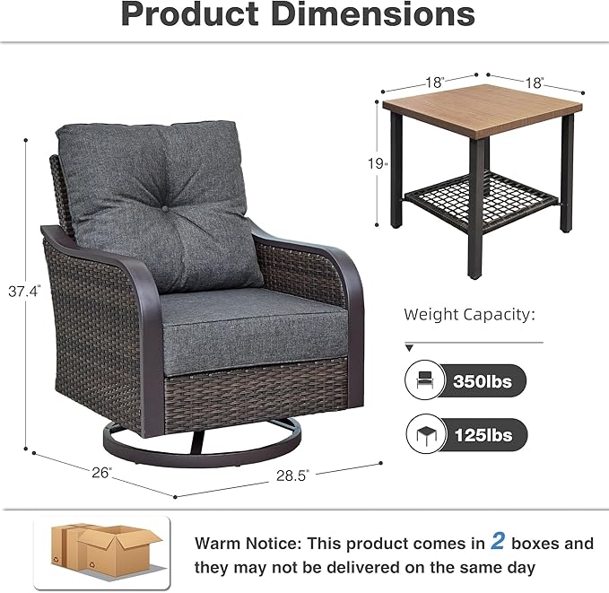 Outdoor Swivel Rocker Chairs, Wicker Swivel Rocking Chairs