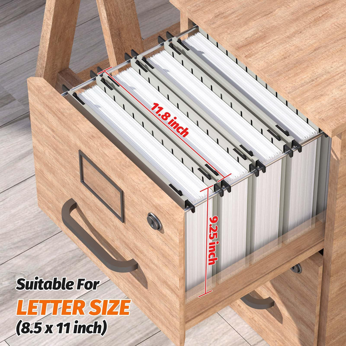 Shutex Extra Capacity Plastic Hanging File Folders,12 Pack Reinforced Hang Folders,Heavy Duty 2 Inch Expansion,Plastic Filing Cabinet Folders,Letter Size,Designed for Bulk Files, Medical Charts,Grey