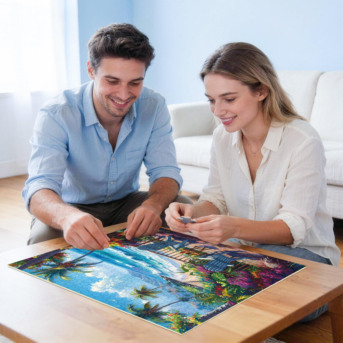 Jigsaw Puzzles for Adults 500 Pieces, Interlock Perfectly Letter on Back No Dust, Home Decor Birthday Party Gift Toy for Men Women Elders Seniors, 1:1 Poster Educational Toys & Games | 20.5 x 15 in