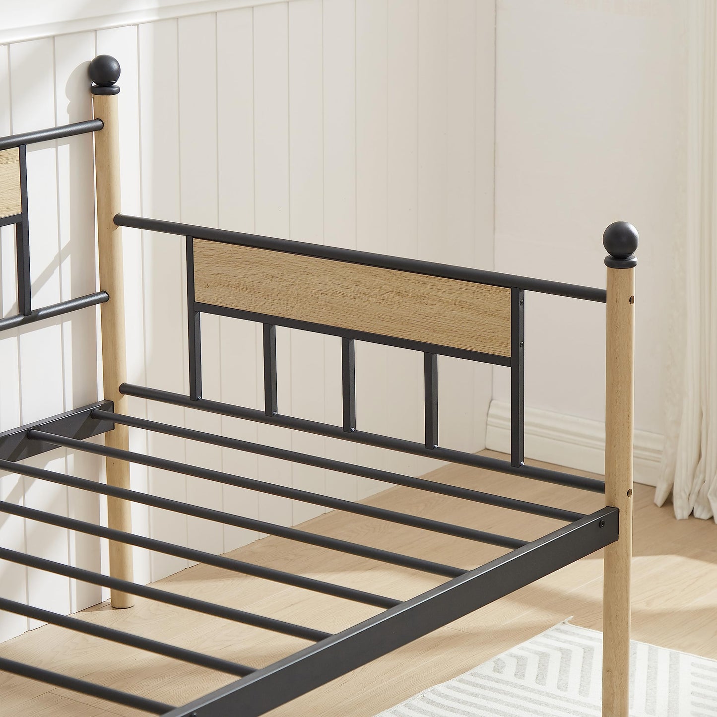 Generic Daybed, Sofa Bed Metal Framed with Trundle Twin Size, Black, 77''L x 40.6'' W x 14.5'' H