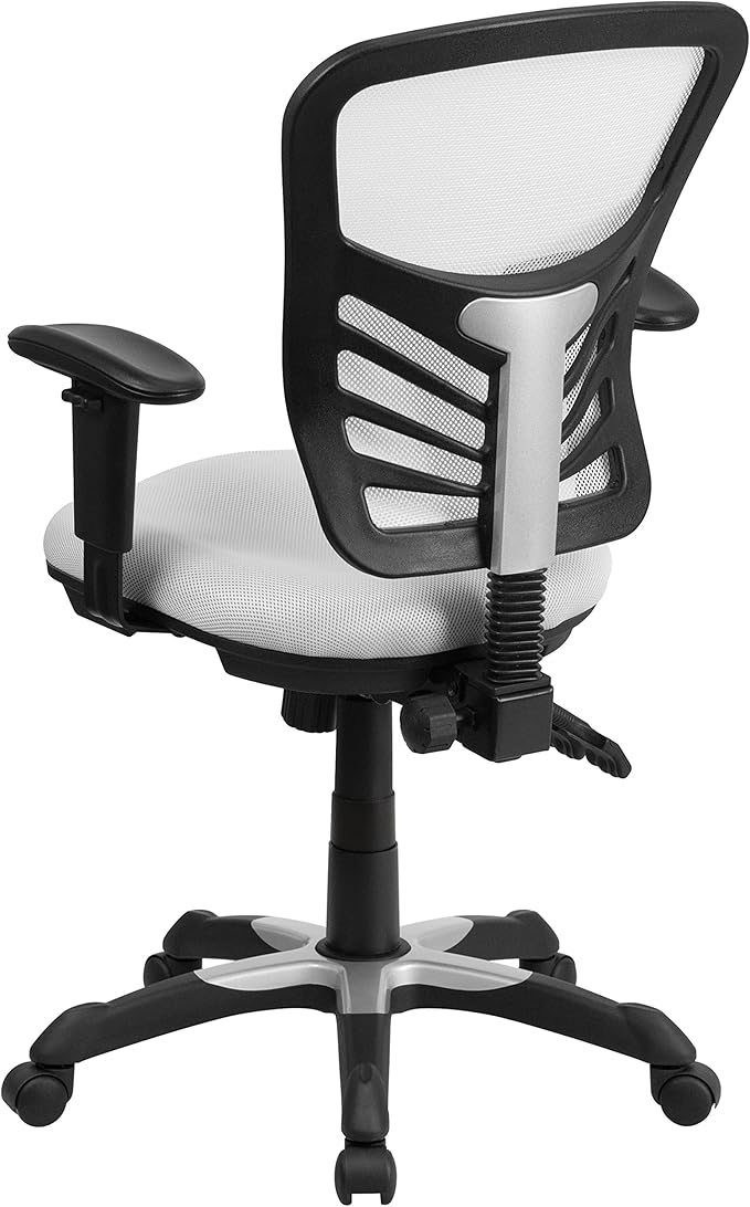 Flash Furniture Nicholas Mid-Back Swivel Office and Gaming Chair, Ergonomic