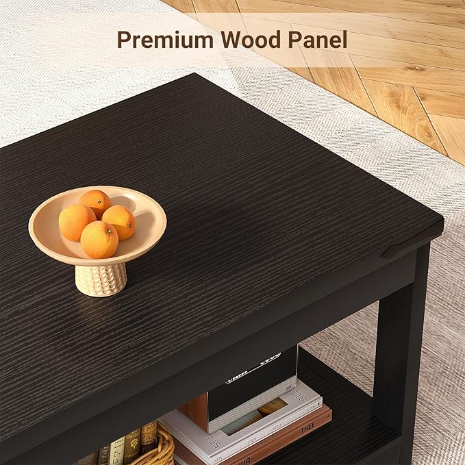 Homieasy 43.3” Rectangular Coffee Table