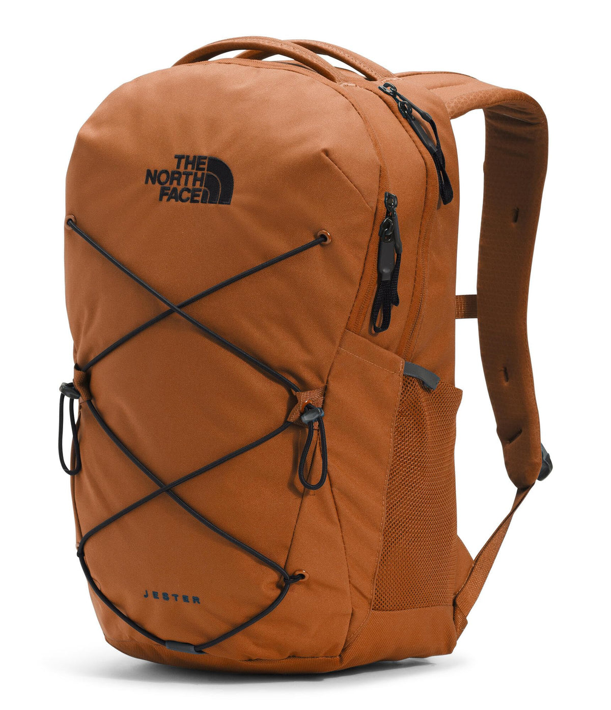 The North Face Jester Everyday Laptop Backpack - Commuter Daypack, Water Repellent, Laptop Sleeve, Leather Brown/TNF Black-NPF, One Size