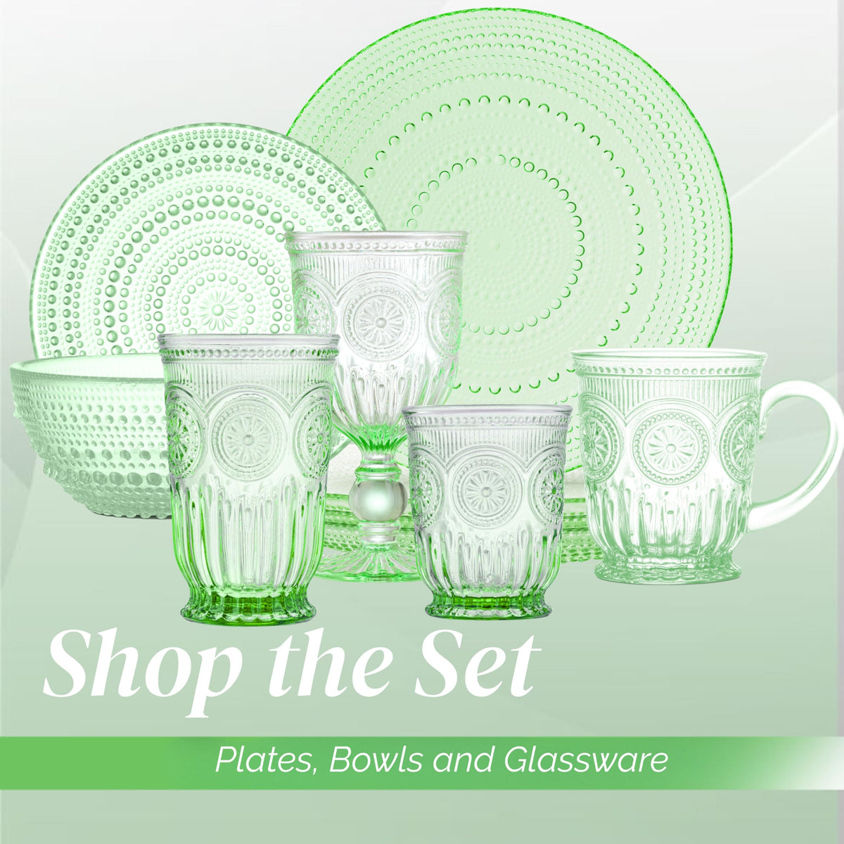 Yungala Green Glass Bowl