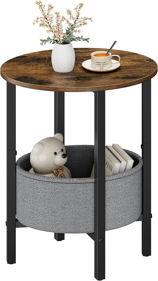 Vagusicc Round Side Table End Table