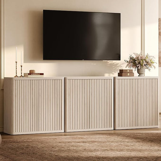 SICOTAS Buffet Cabinet with Storage 103.8" Sideboard Accent Modern Credenza