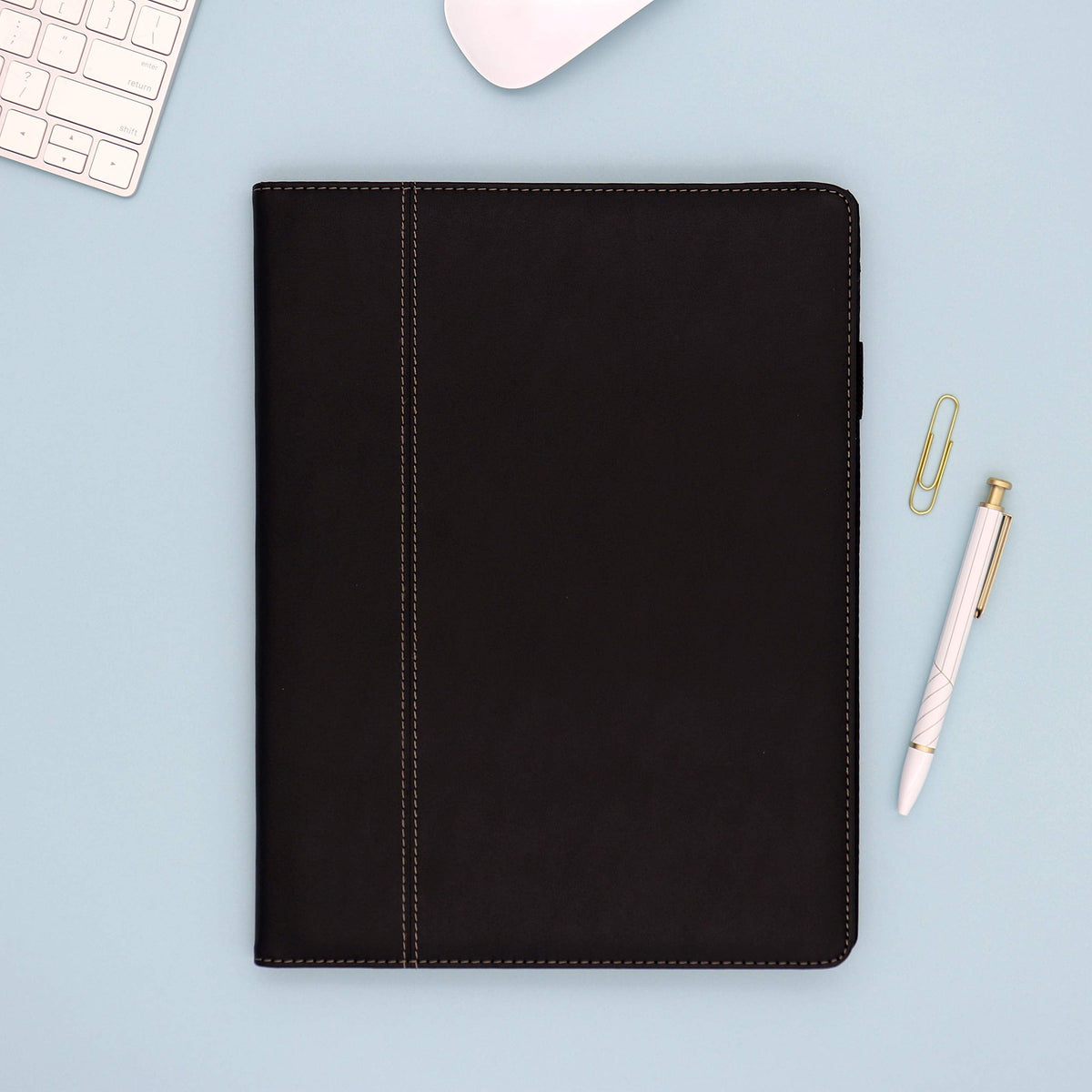 Blue Sky Professional Padfolio: Comprehensive Portfolio and Efficient Document Organizer, Ideal Business Accessory for Modern Professionals, 9.5" x 12"