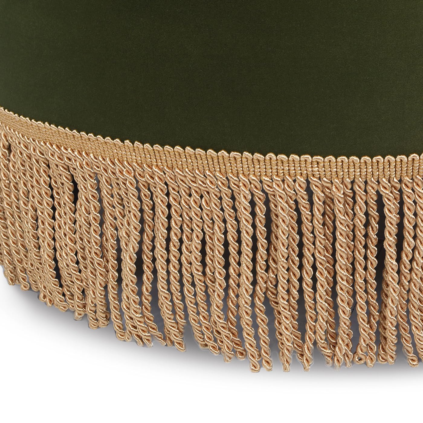 Jennifer Taylor Home Yolanda 24" Round Upholstered Accent Ottoman, Medium