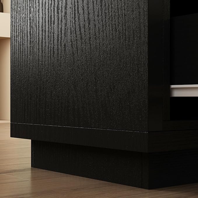 AGOTENI Expandable TV Stand Media Console Table, Modern Entertainment Center