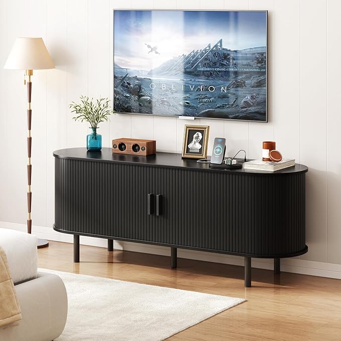 ONBRILL 55" TV Stand with Power Outlet