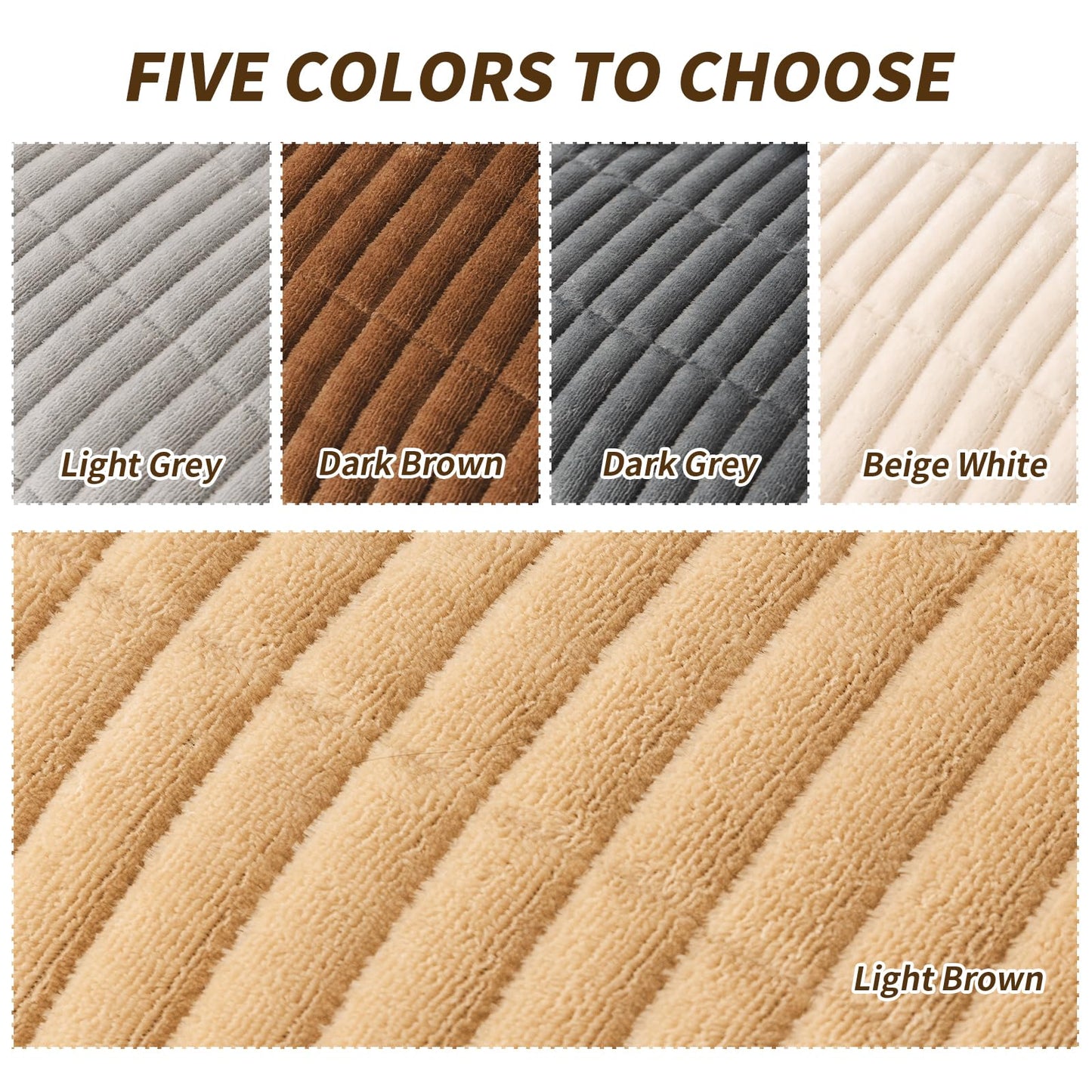 PJLZJFBY Couch Covers for Dogs, Velvet Dog Couch Cover, Pet Couchs Covers for Loveseat, Couchs Protector for Dogs, Sofa Cover for Pets Washable(1PC, Light Brown, 27.5"×70.8", 2-3 Seater)