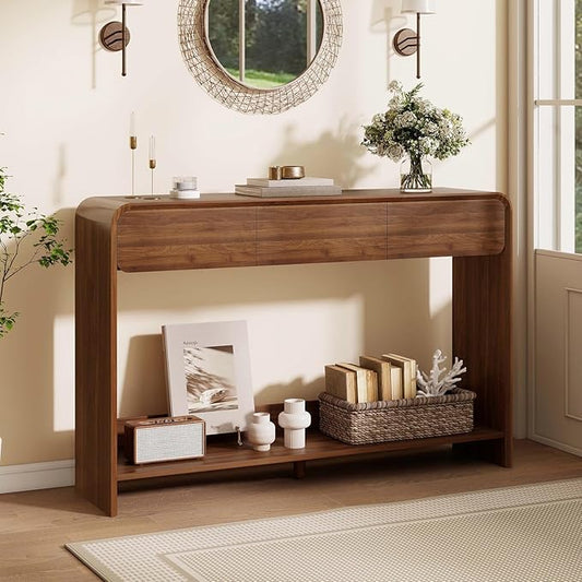 Nasonet Mid Century Modern Console Table, Entryway Table