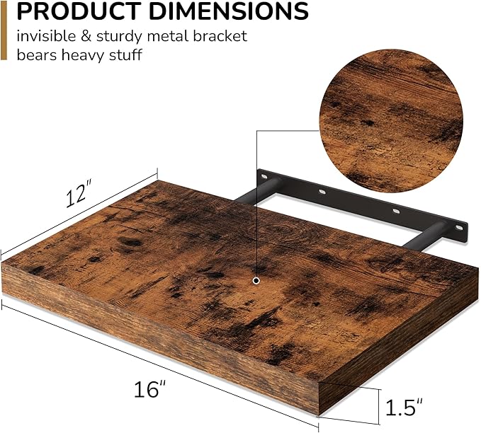 Fun Memories Floating Shelves
