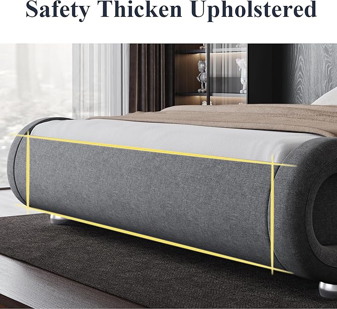 Allewie Queen Size Bed Frame