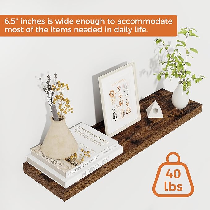 Fun Memories Floating Shelves for Wall, Floating Shelf for Living Room