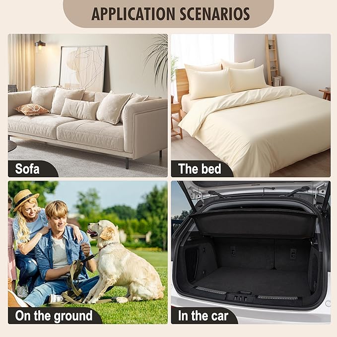 Genina Waterproof Couch Cover, Washable Anti-Slip 86.6 inch Sofa Covers