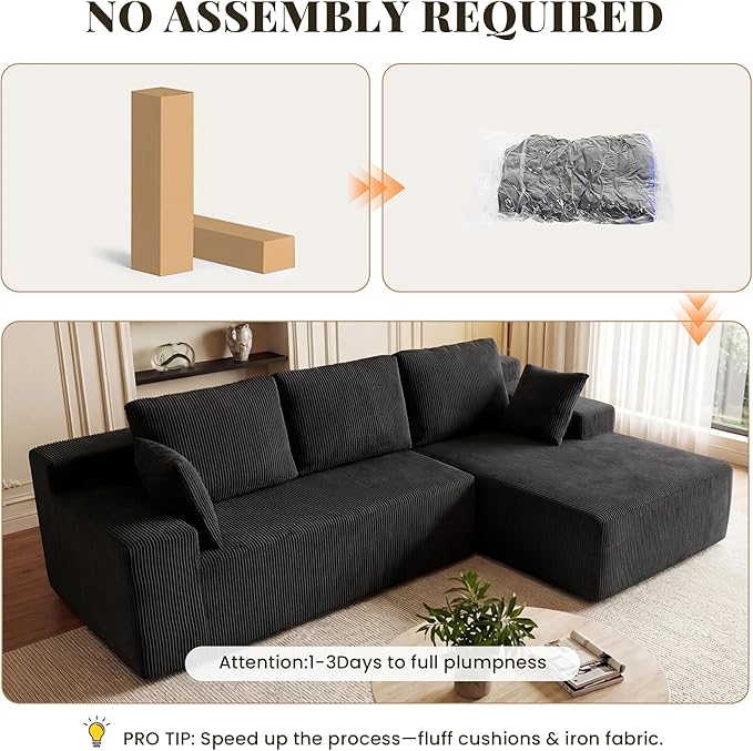GRUSIGN Cloud Sectional Boneless Couches