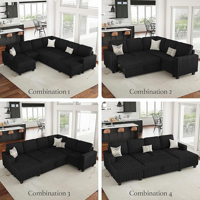Belffin Modular Sectional Storage Chaise Module