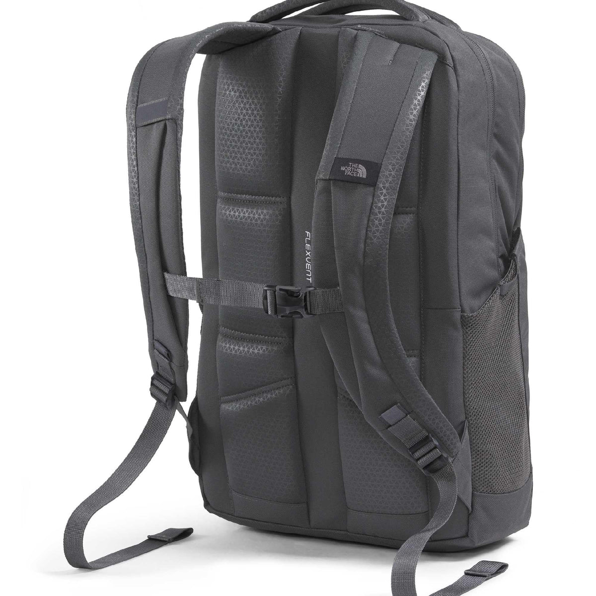 The North Face Jester Everyday Laptop Backpack - Commuter Daypack, Water Repellent, Laptop Sleeve, Anthracite Grey/Dust Orange, One Size