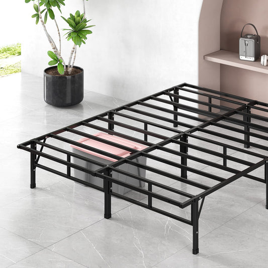 ZINUS SmartBase Compack Mattress Foundation, 14 Inch Metal Bed Frame, No Box Spring Needed, Sturdy Steel Slat Support, Full