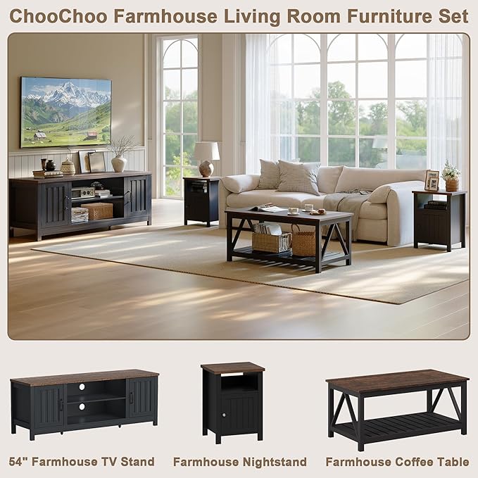 ChooChoo 54" Farmhouse TV Stand