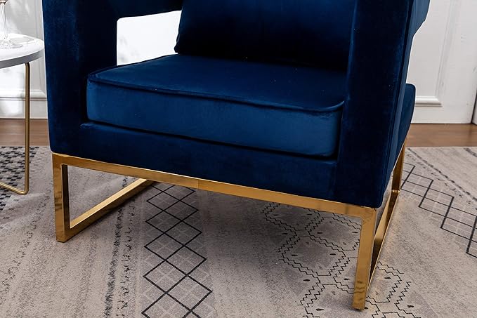 Roundhill Furniture Lenola Upholstered Accent Arm Chair