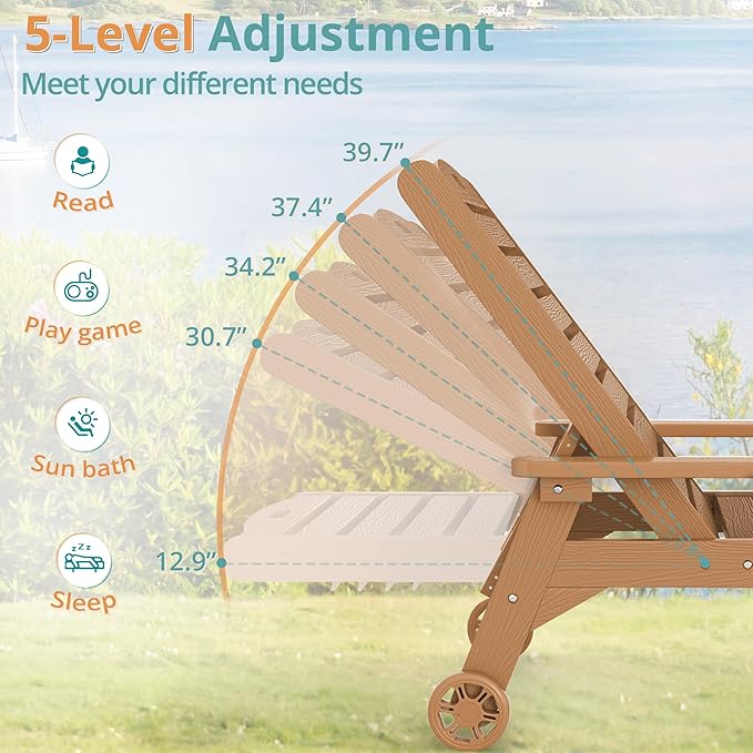LUE BONA Outdoor Lounge Chair Set