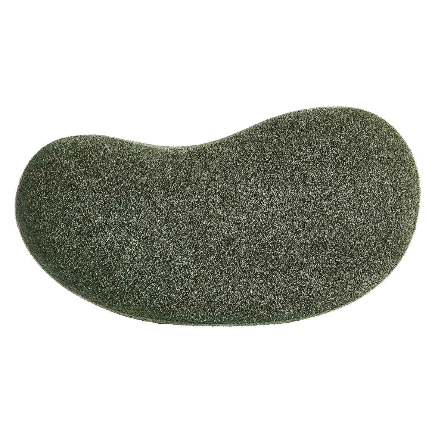 Modway Nimbus 48 Inch Curved Ottoman Bench in Sage - Soft Fabric Chenille Ottoman - Versatile Bedroom Bench - Bouclé Footstool - Upholstered Coffee Table - Bedroom and Living Room Furniture