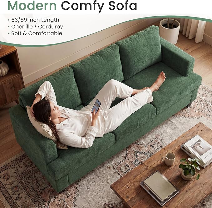 YOUDENOVA Sofa, Modern Comfy Couches