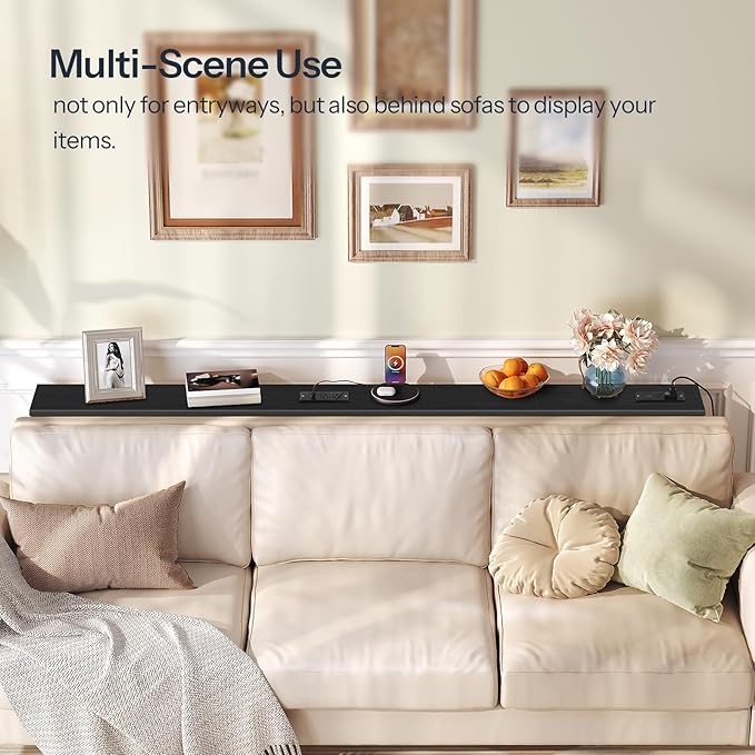 HOOBRO Narrow Console Table Set of 2