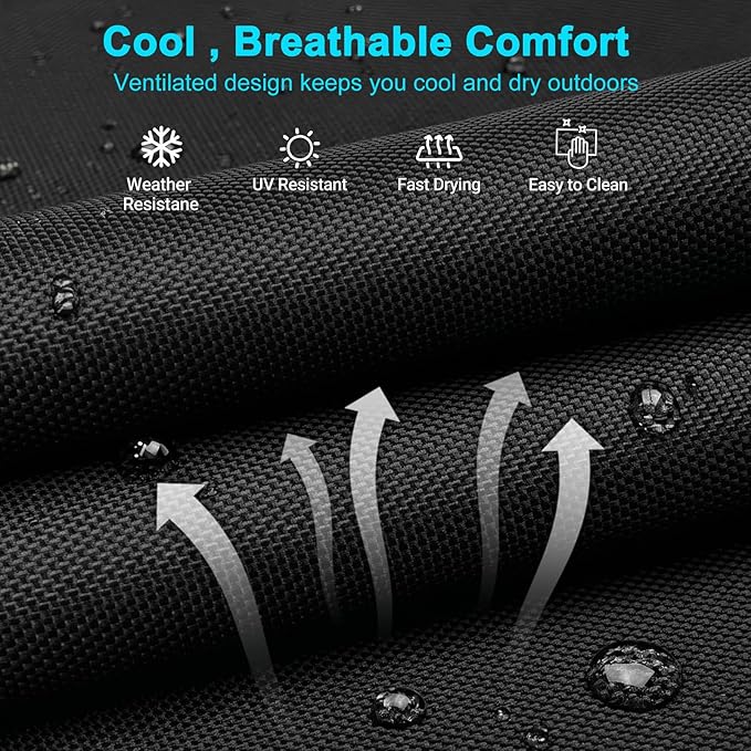 ABORON 2PK Chaise Lounge Chair, 5 Positions Padded Outdoor Tanning Chair