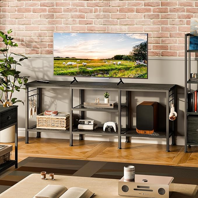 Furologee TV Stand for TVs up to 55 Inch, Entertainment Center