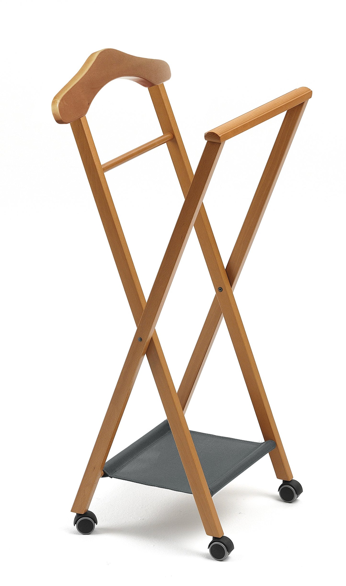 Arredamenti Italia AR_IT- 119 NELSON folding bedroom valet, finishing cherry wood