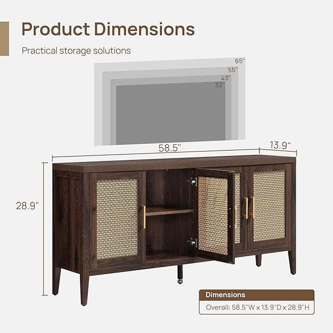 SICOTAS TV Stands for Living Room-Entertainment Center