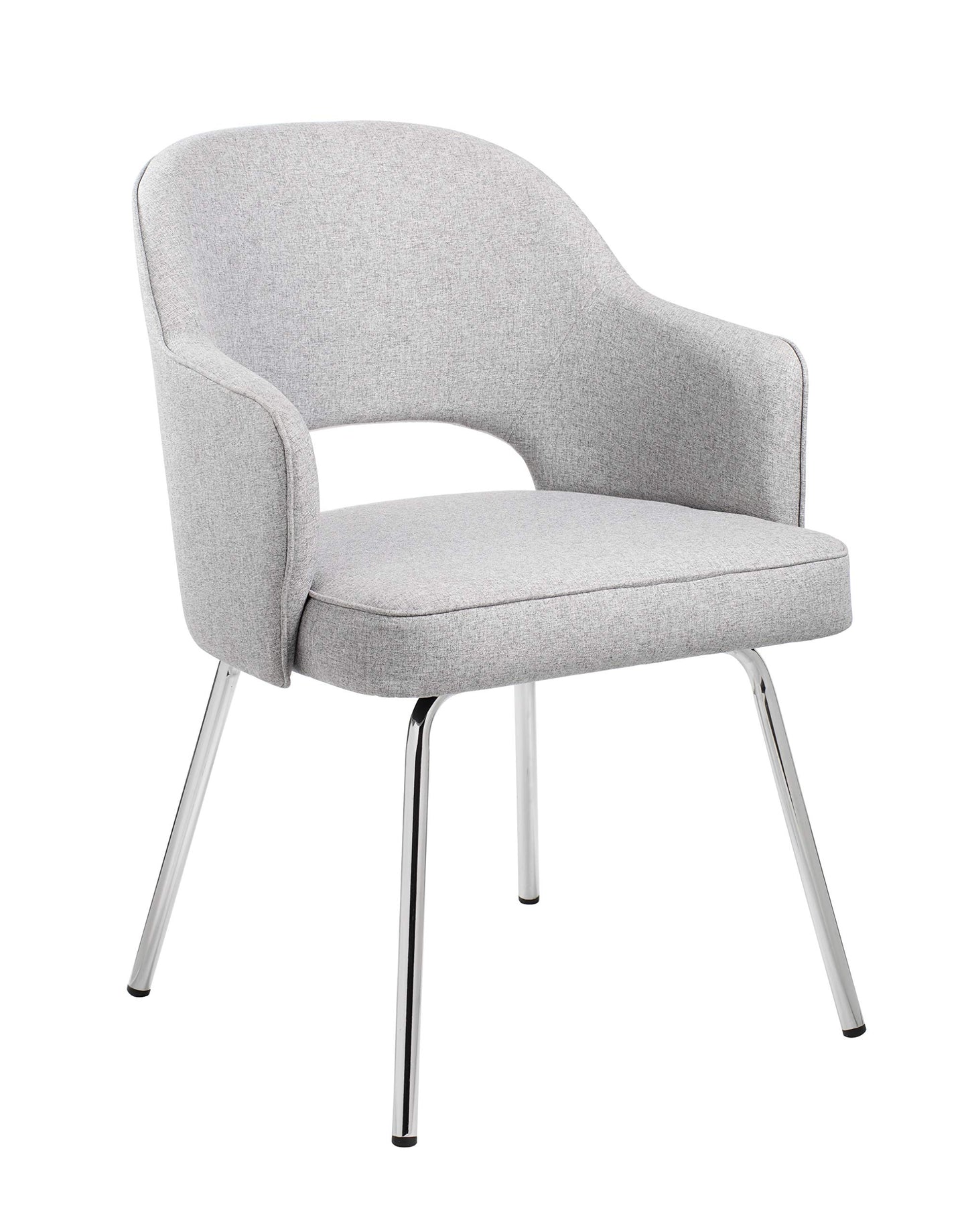 Boss Office Products Guest Chair, Granite, 24.5" d x 22.5" w x 32" h, B489C-GR