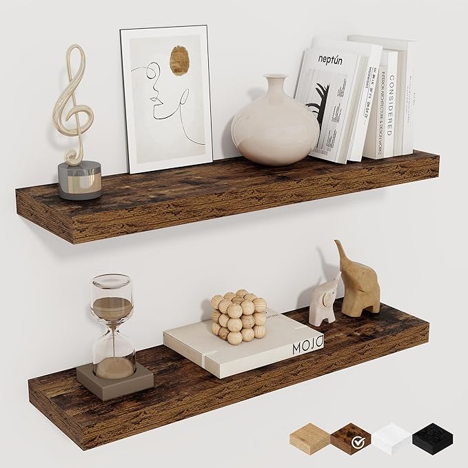 Fun Memories Floating Shelves for Wall, Floating Shelf for Living Room