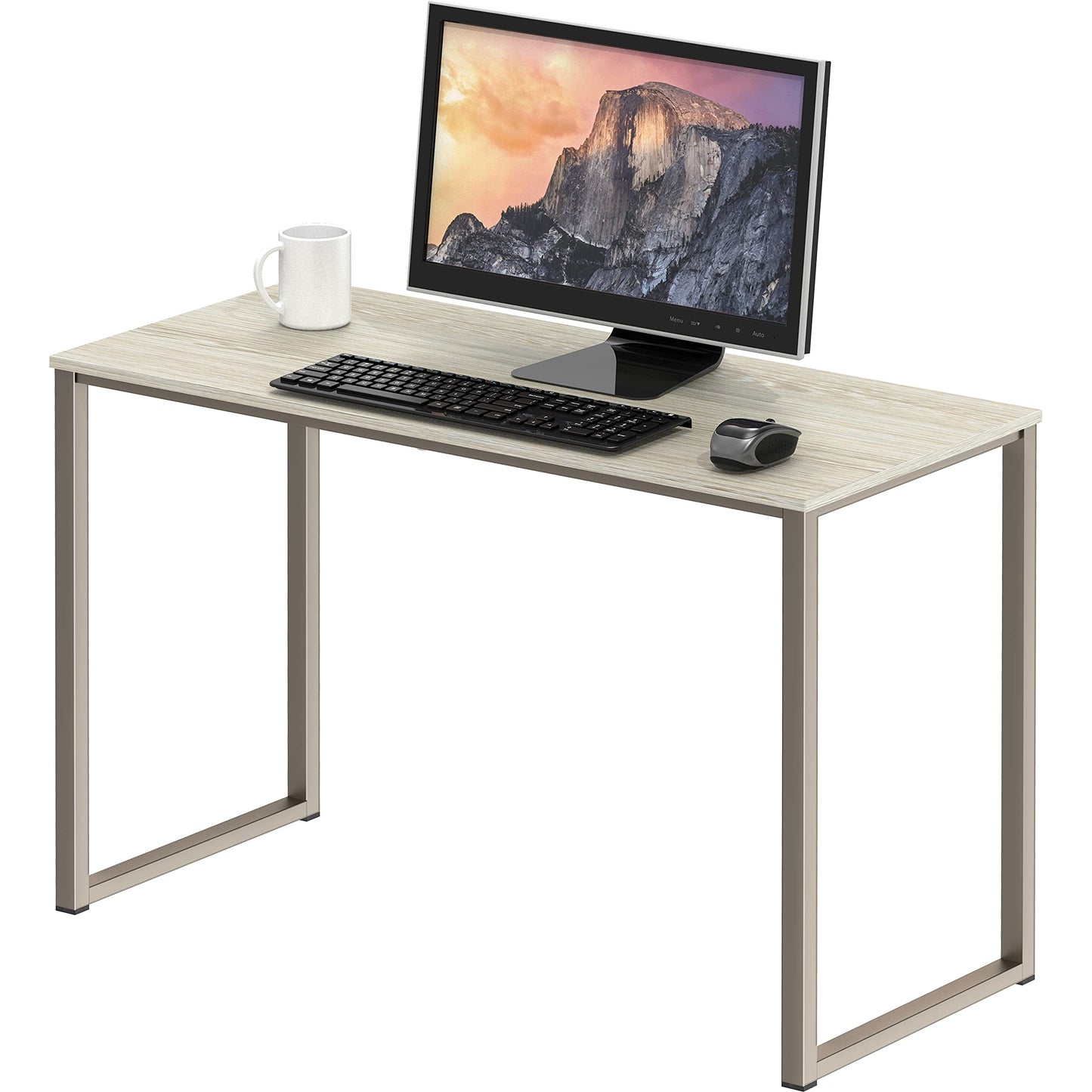 SHW Mission 32-Inch Home Office Computer Desk, Maple