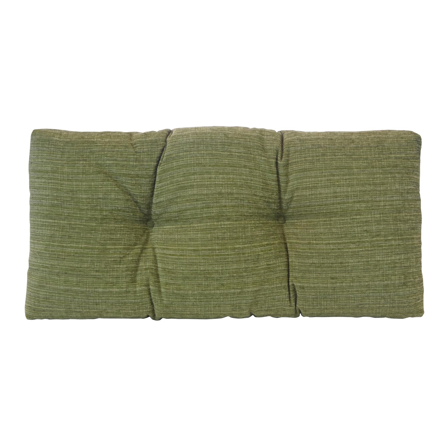 Klear Vu The Gripper Non-Slip Tufted Bench Cushion for Indoor Furniture, Assembled in USA, Entryway Storage, Bay Window, Corner Nook or Piano Seat, 30 Inches, Chenille Green