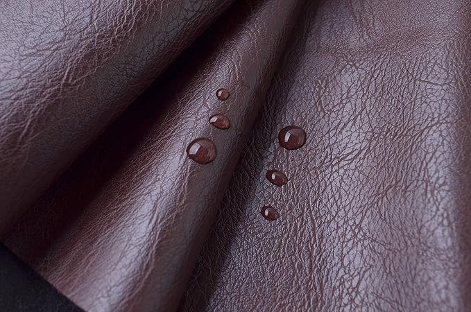 Wento Thick 2 Yard Faux Leather Fabric Soft Skin Grain PU Leather